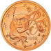 France, 2 Euro Cent, 1999, Proof, MS(65-70), Copper Plated Steel, KM:1283