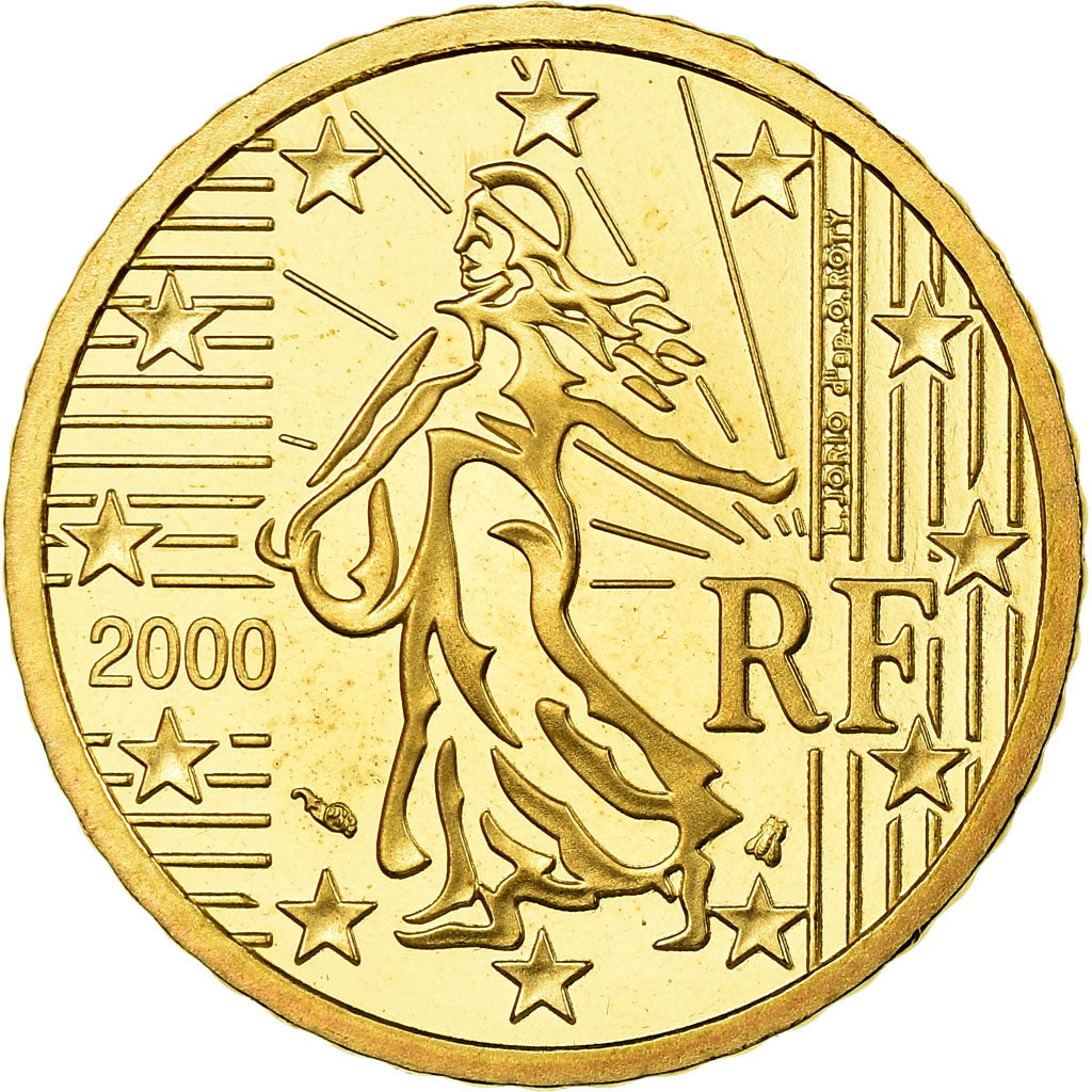 Francia, 50 Euro Cent, 2000, Proof, FDC, Ottone, KM:1287