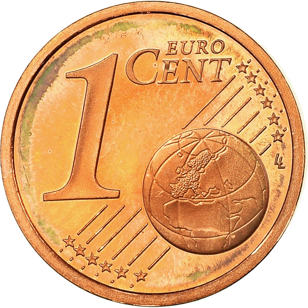 France, Euro Cent, 2001, Proof, MS(65-70), Copper Plated Steel, KM:1282