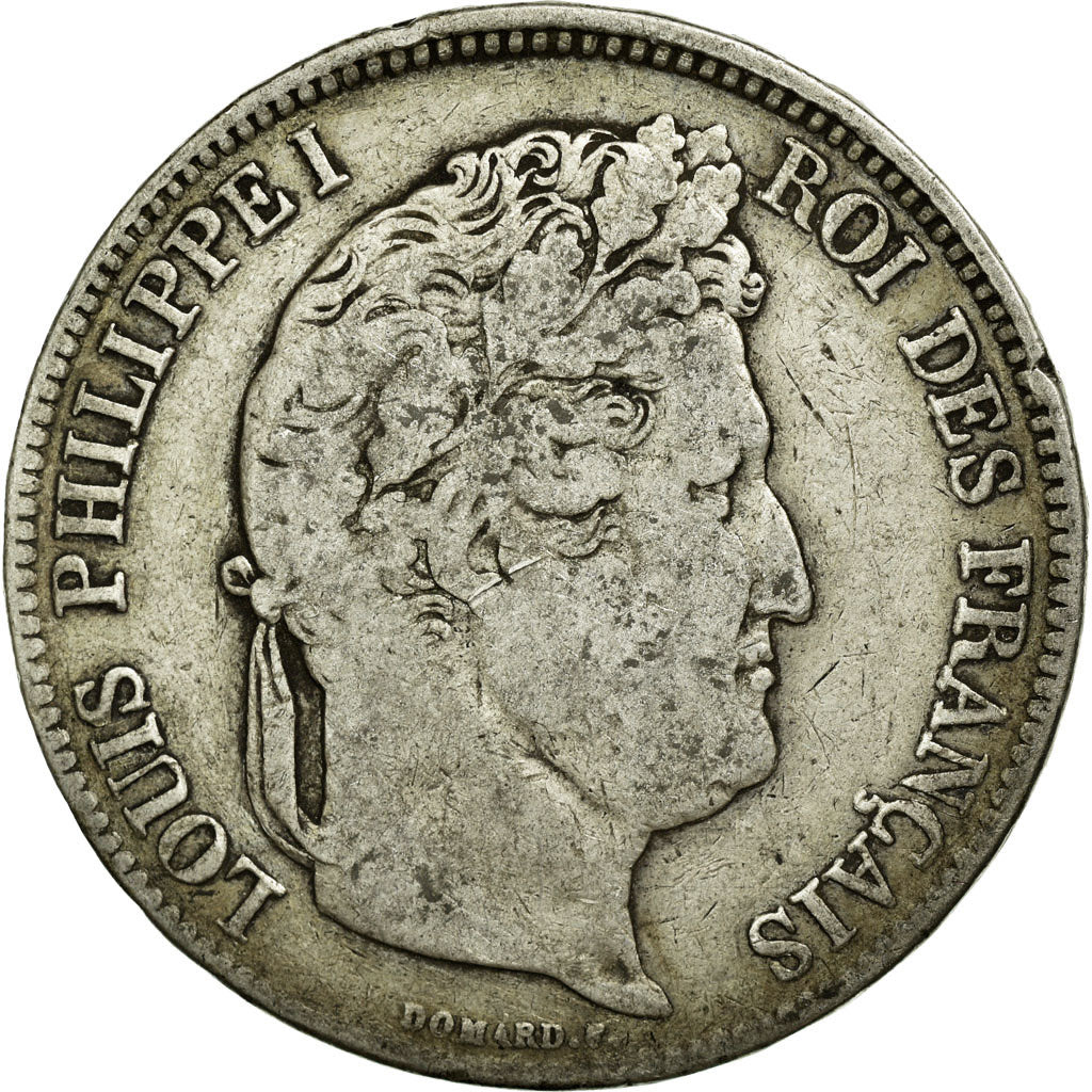 Coin, France, Louis-Philippe, 5 Francs, 1834, Limoges, VF(20-25), Silver