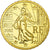 França, 10 Euro Cent, 2002, Proof, MS(65-70), Latão, KM:1285
