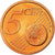 França, 5 Euro Cent, 2003, Proof, MS(65-70), Aço Cromado a Cobre, KM:1284