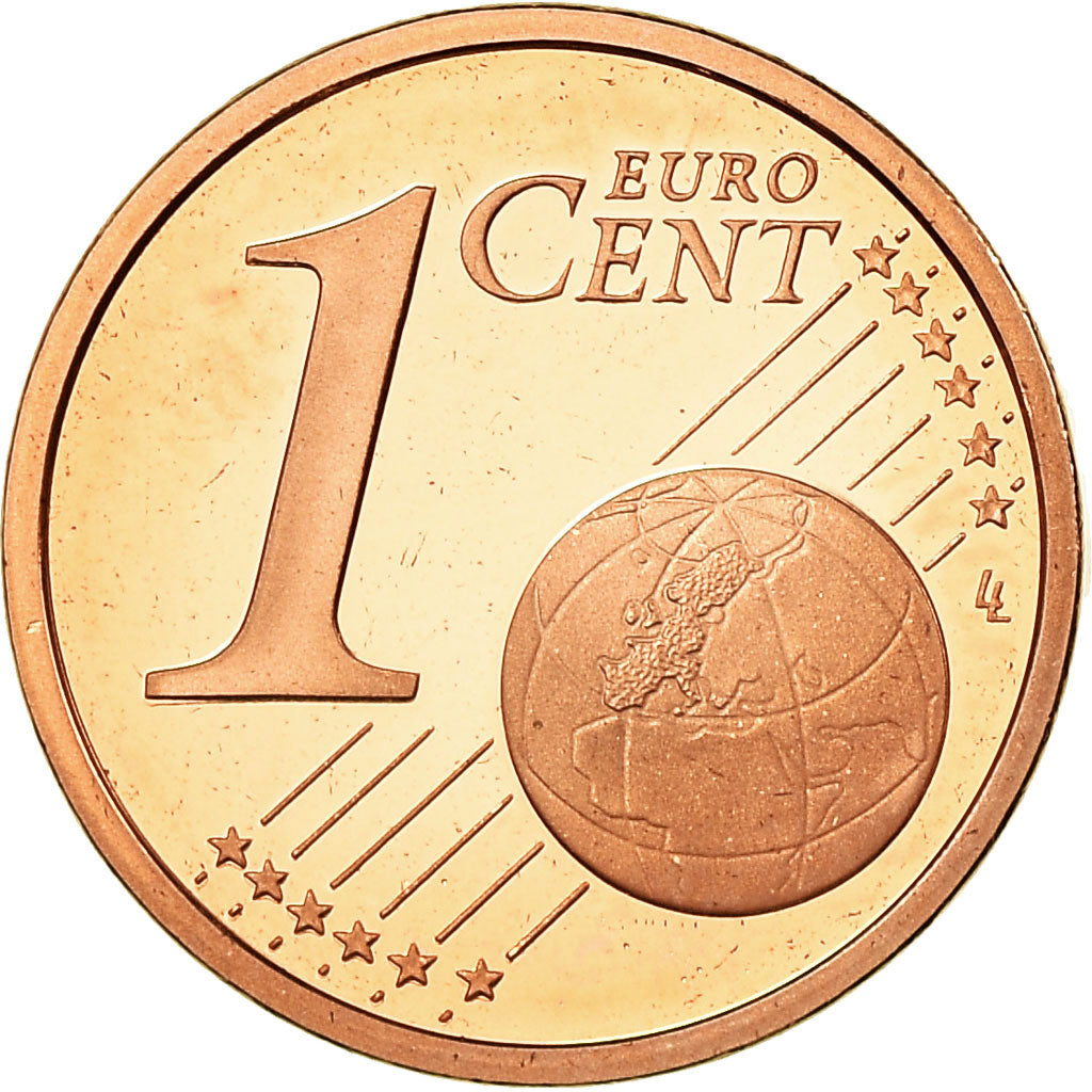 France, Euro Cent, 2004, Proof, MS(65-70), Copper Plated Steel, KM:1282