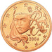 France, 2 Euro Cent, 2004, Proof, MS(65-70), Copper Plated Steel, KM:1283