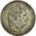 Moneta, Francia, Louis-Philippe, 5 Francs, 1848, Strasbourg, MB+, Argento