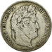 Coin, France, Louis-Philippe, 5 Francs, 1834, Rouen, VF(20-25), Silver