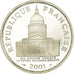 Moeda, França, 100 Francs, 2001, Proof, MS(65-70), Prata, Gadoury:898a