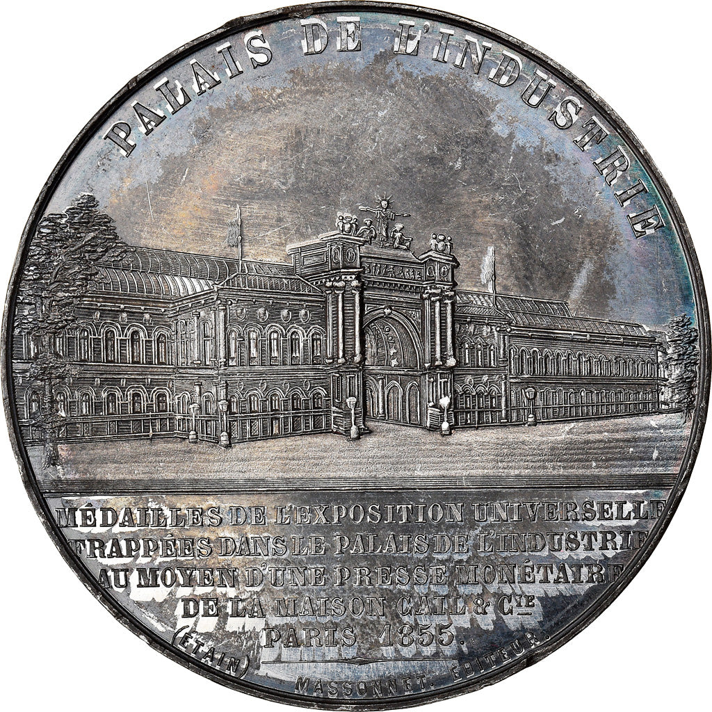 France, Médaille, Napoléon III, Second Empire, Exposition Universelle, Palais