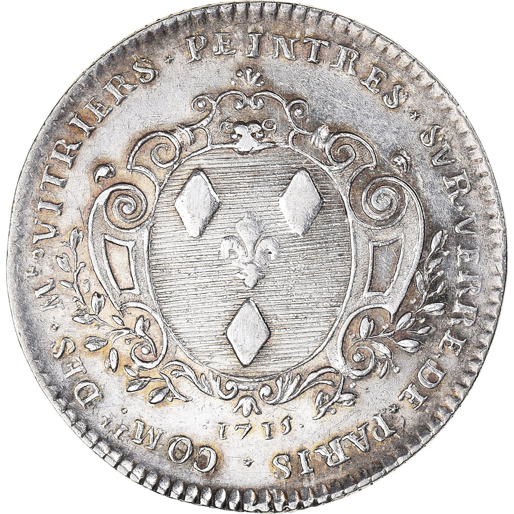 França, Token, Luís XV, Corporations, Vitriers, Peintres sur Verre, História
