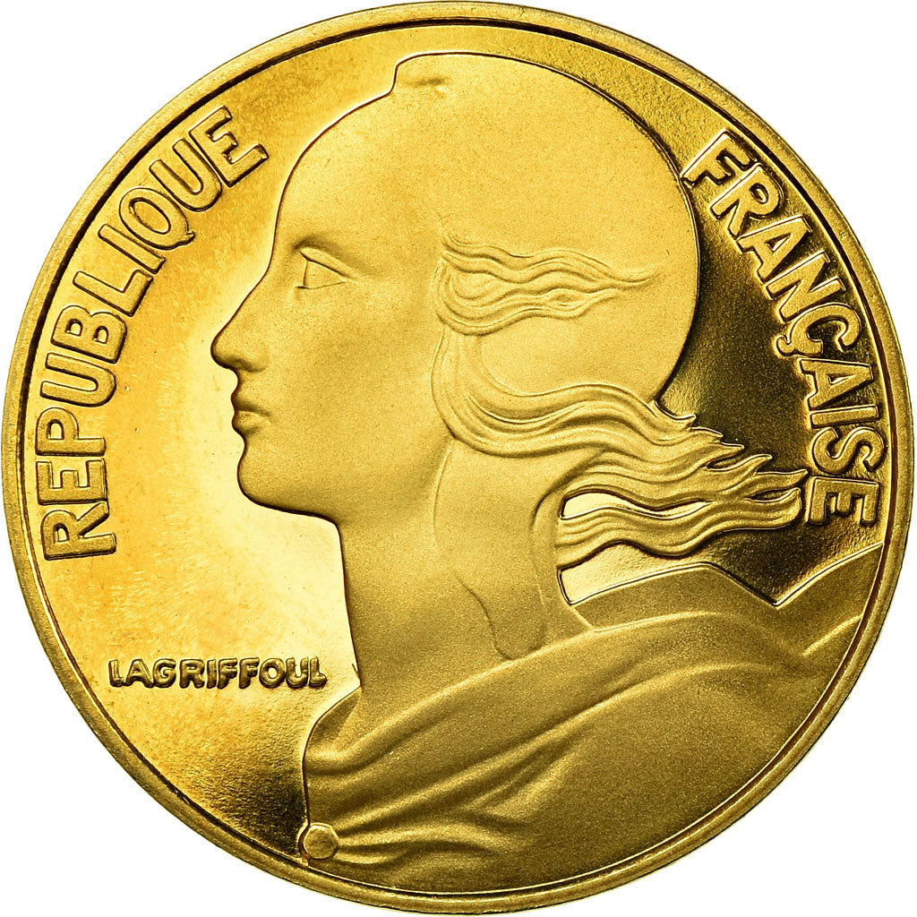 Moneda, Francia, Marianne, 20 Centimes, 1993, Paris, Proof, FDC, Aluminio -