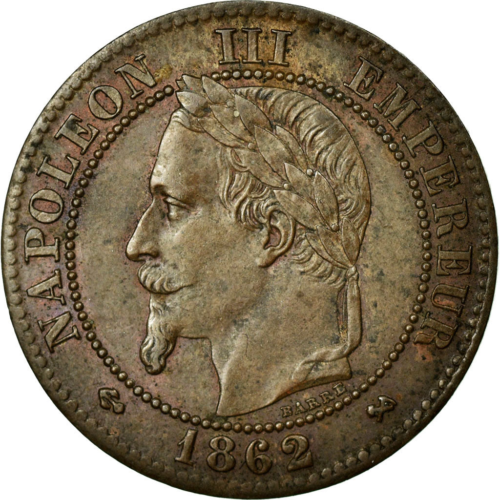 Coin, France, Napoleon III, Napoléon III, 2 Centimes, 1862, Bordeaux