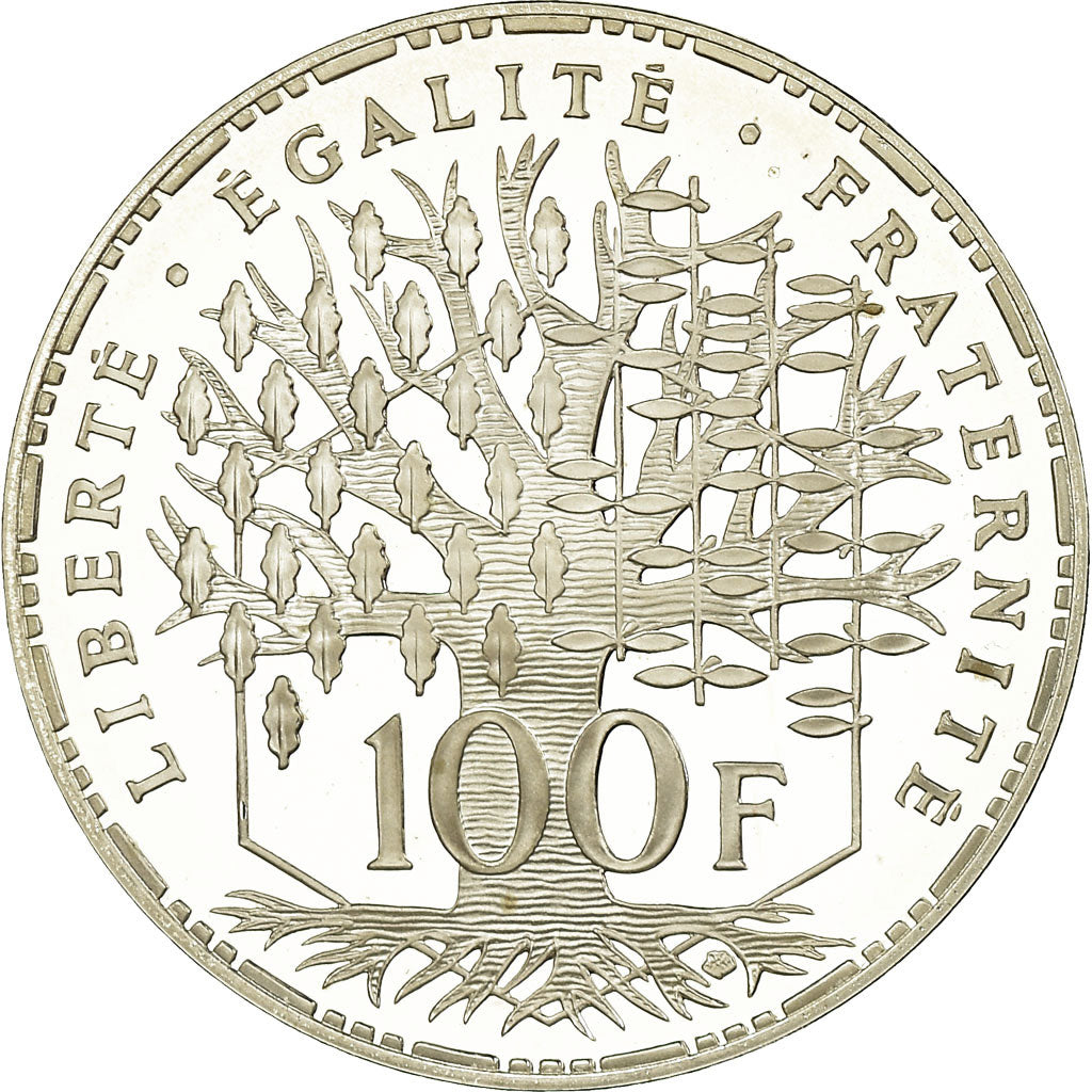 Moneda, Francia, Panthéon, 100 Francs, 1994, Paris, Proof, FDC, Plata