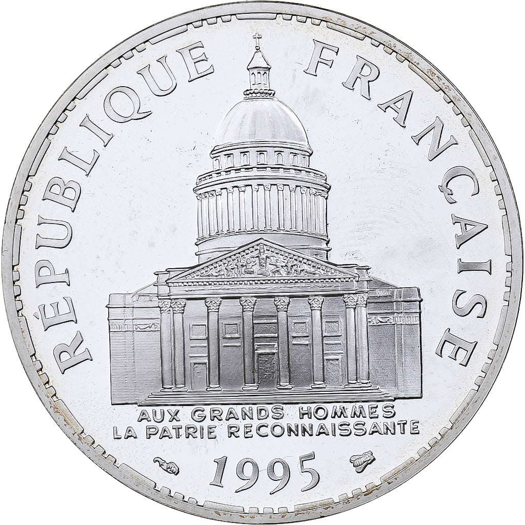 France, 100 Francs, Panthéon, 1995, Paris, Proof, Silver, MS(63), Gadoury:898a