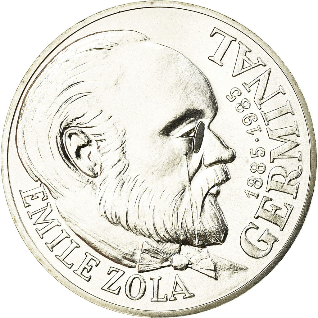 Munten, Frankrijk, Germinal, 100 Francs, 1985, FDC, Zilver, KM:957, Gadoury:900