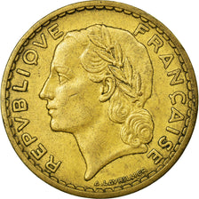 Moneta, Francja, Lavrillier, 5 Francs, 1938, EF(40-45), Nikiel, KM:888
