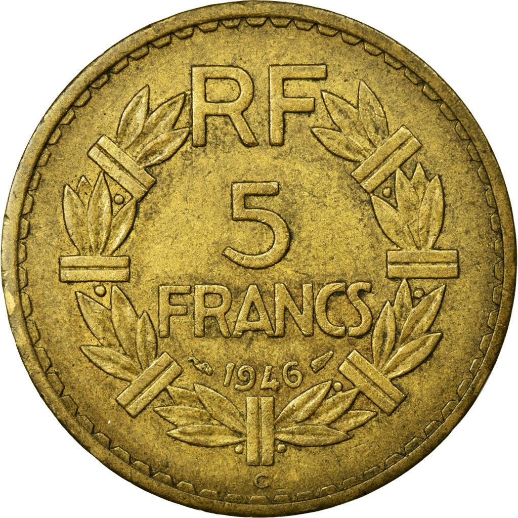 Münze, Frankreich, Lavrillier, 5 Francs, 1946, Castelsarrasin, SS