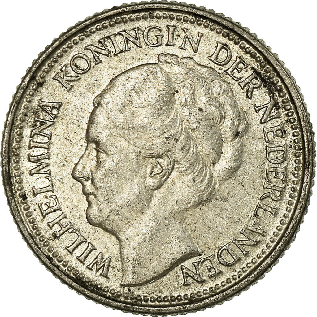 Münze, Niederlande, Wilhelmina I, 10 Cents, 1936, SS, Silber, KM:163