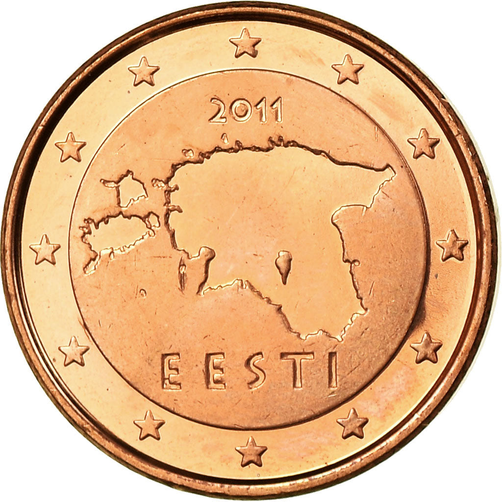 Estonia, Euro Cent, 2011, MS(65-70), Copper Plated Steel, KM:61