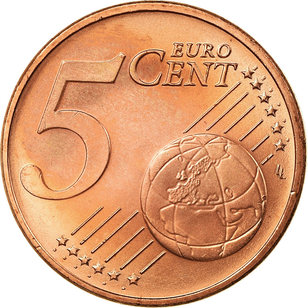 Österreich, 5 Euro Cent, 2010, STGL, Copper Plated Steel, KM:3084