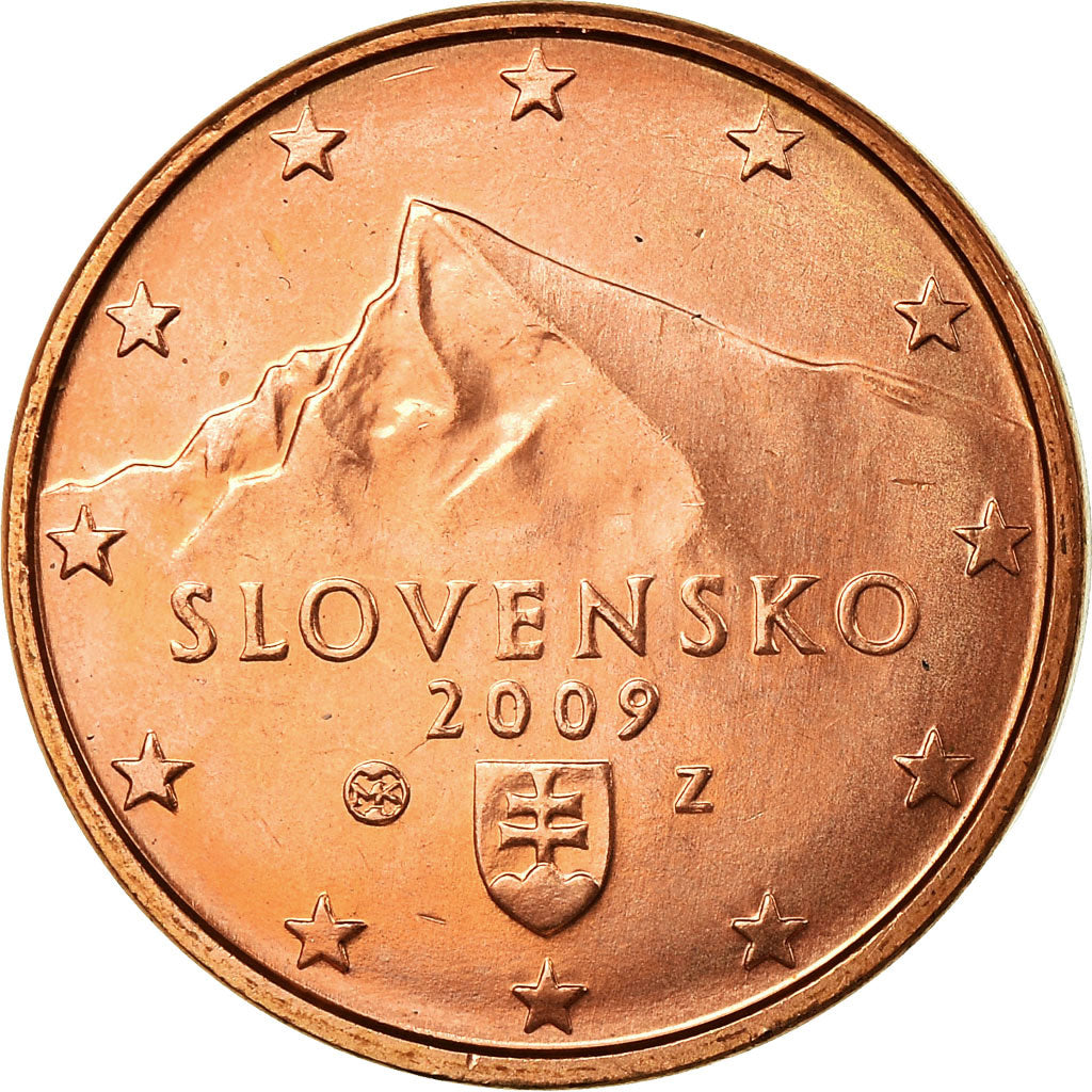 Slovaquie, 5 Euro Cent, 2009, FDC, Copper Plated Steel, KM:97