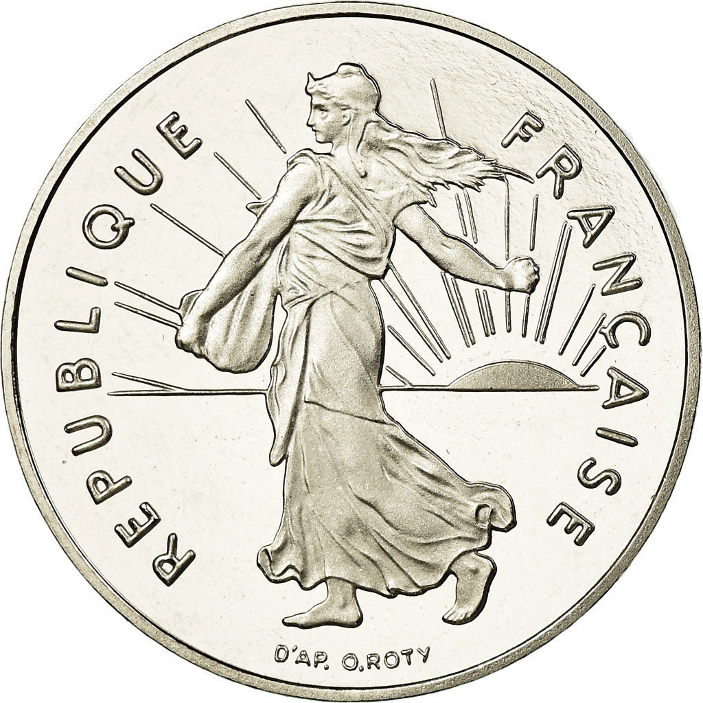 Munten, Frankrijk, Semeuse, Franc, 2001, Paris, Proof, FDC, Nickel, KM:925.2