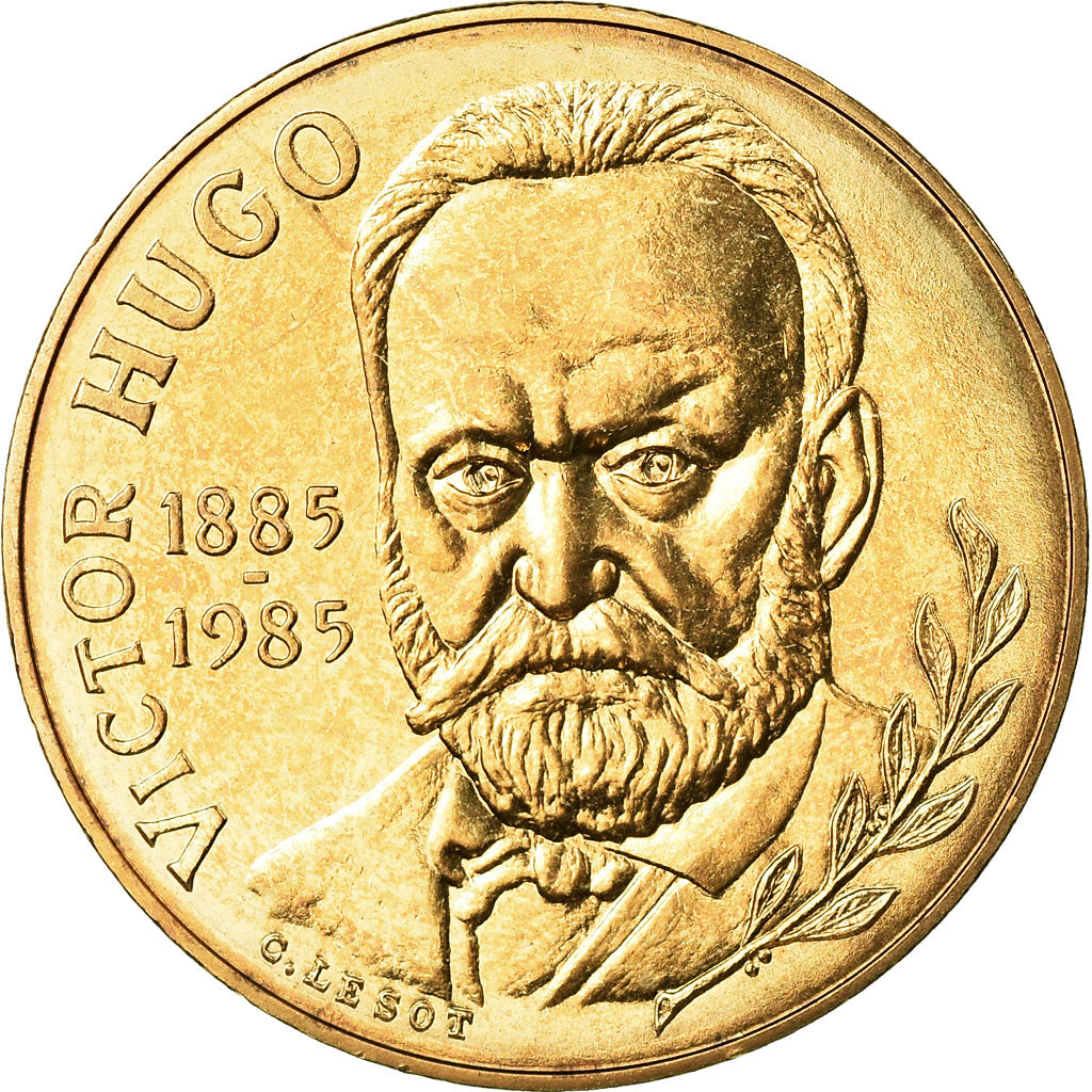 Münze, Frankreich, Victor Hugo, 10 Francs, 1985, Paris, STGL, Nickel-Bronze