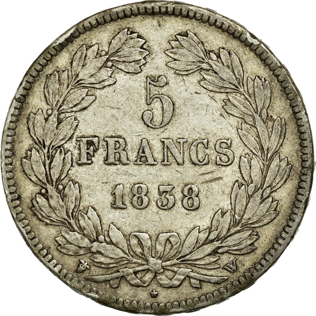 Coin, France, Louis-Philippe, 5 Francs, 1838, Lille