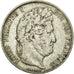 Coin, France, Louis-Philippe, 5 Francs, 1844, Bordeaux, VF(30-35), Silver