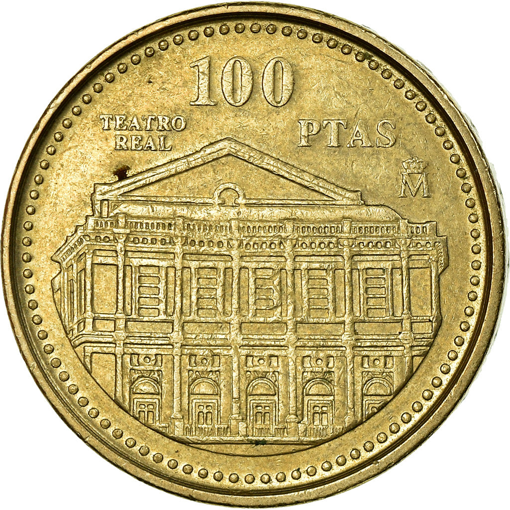Moneta, Spagna, Juan Carlos I, 100 Pesetas, 1997, Madrid, BB, Alluminio-bronzo