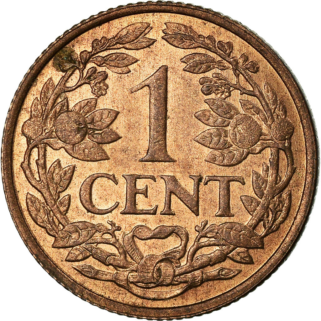 Moneta, Holandia, Wilhelmina I, Cent, 1941, EF(40-45), Bronze, KM:152