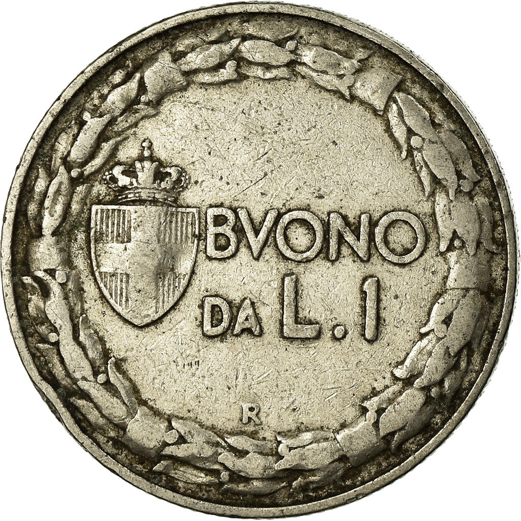 Münze, Italien, Vittorio Emanuele III, Lira, 1922, Rome, S+, Nickel, KM:62