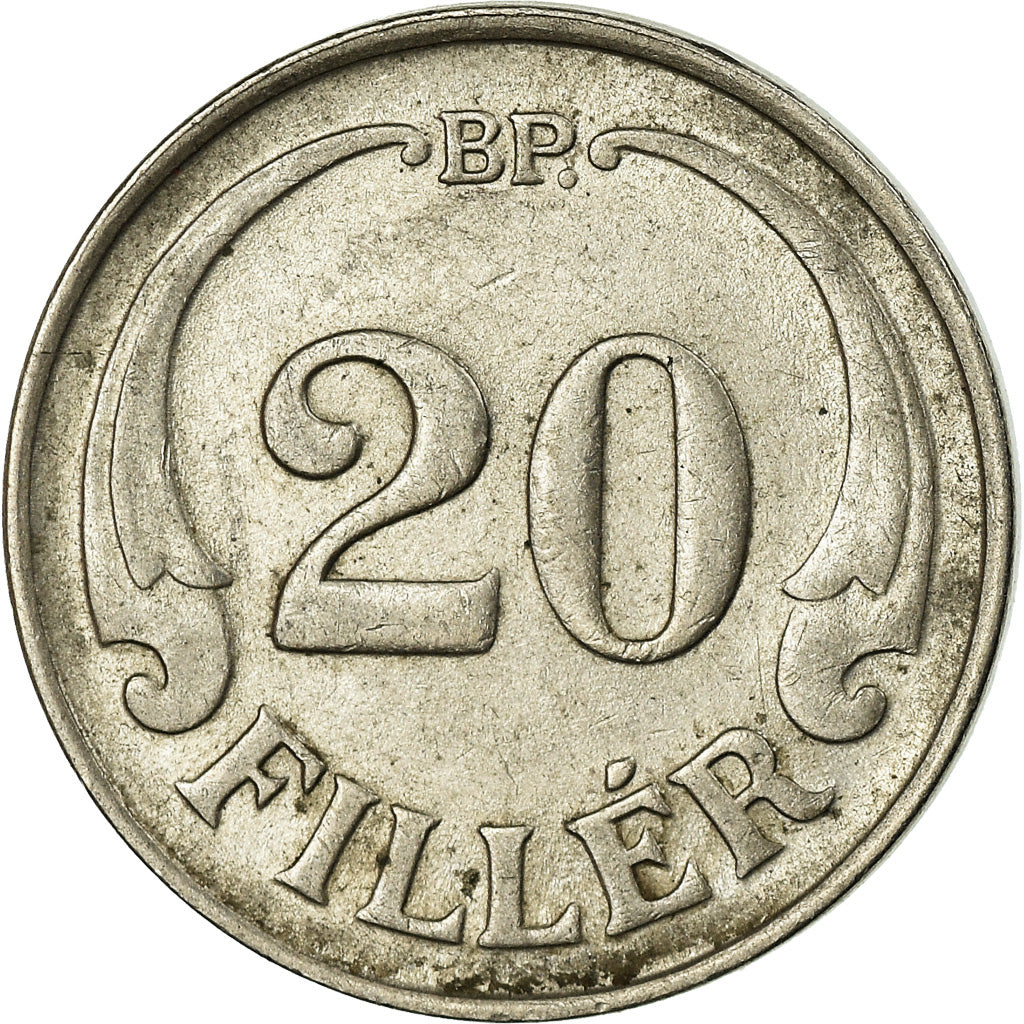 Moneda, Hungría, 20 Fillér, 1926, Budapest, MBC, Cobre - níquel, KM:508