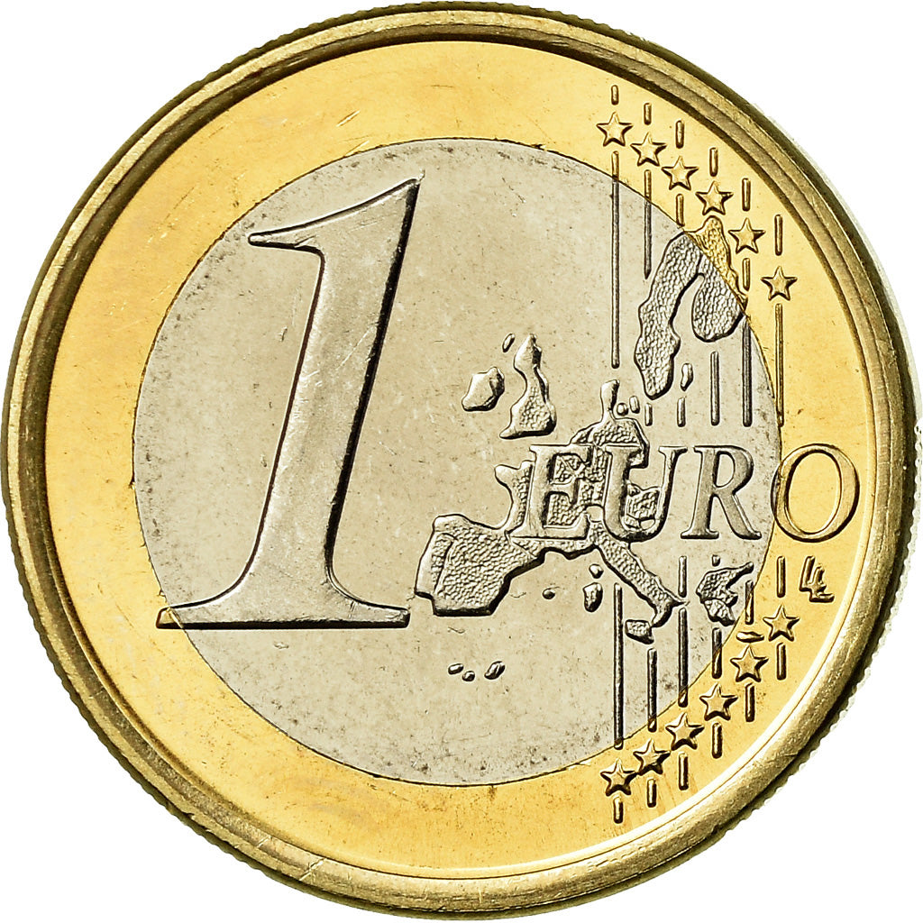 Spain, Euro, 2002, MS(63), Bi-Metallic, KM:1046