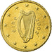 REPUBLIKA IRLANDII, 50 Euro Cent, 2002, Sandyford, MS(63), Mosiądz, KM:37