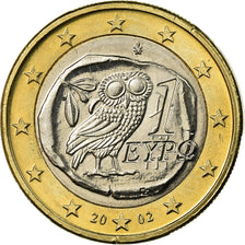 Greece, Euro, 2002, MS(63), Bi-Metallic, KM:187