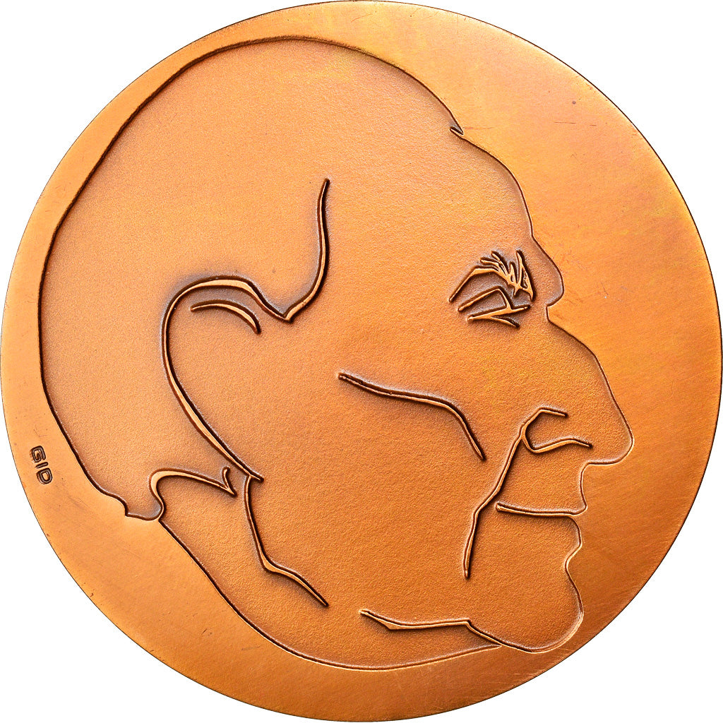 France, Médaille, Littérature, Marcel Brion, Arts & Culture, 1983, Gid, SPL