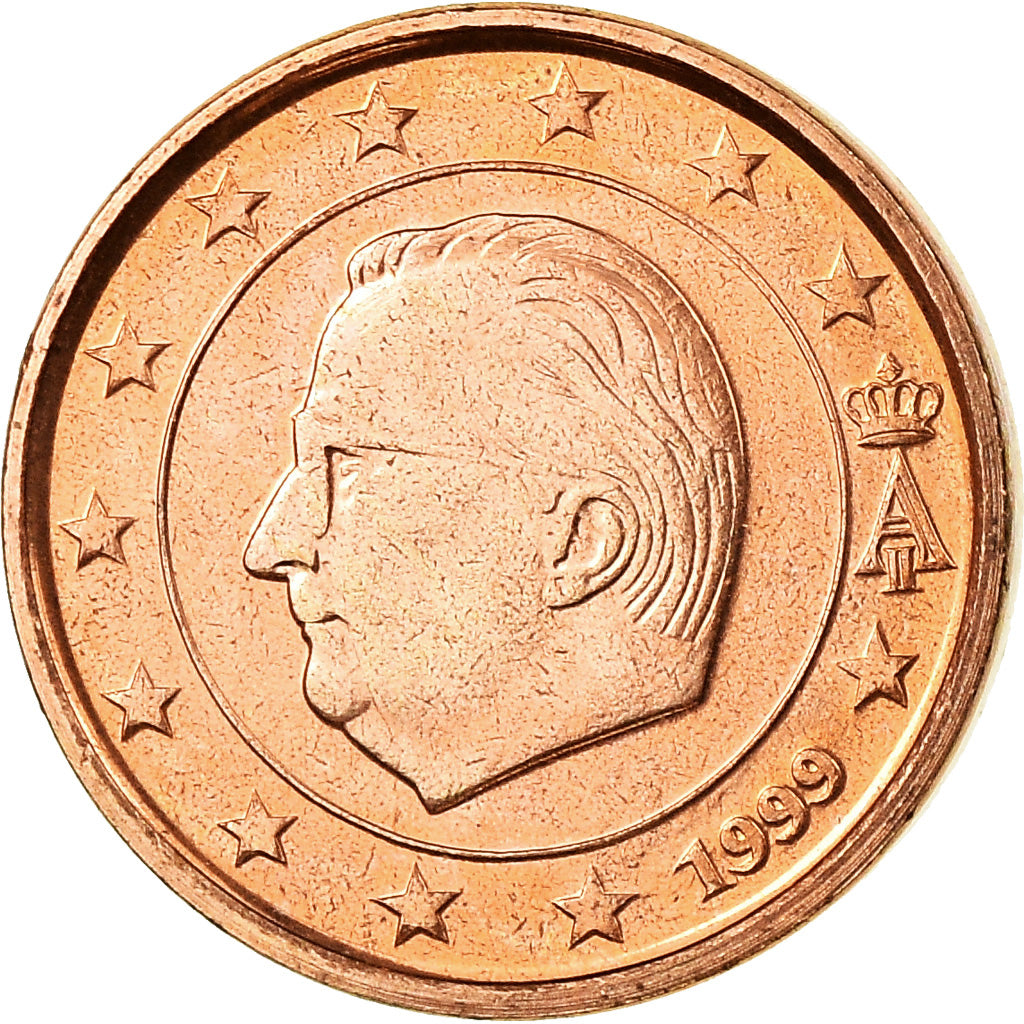 Belgique, Euro Cent, 1999, SPL, Copper Plated Steel, KM:224