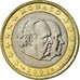 Mónaco, Euro, 2001, MS(63), Bimetálico, KM:173