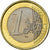 Mónaco, Euro, 2001, MS(63), Bimetálico, KM:173