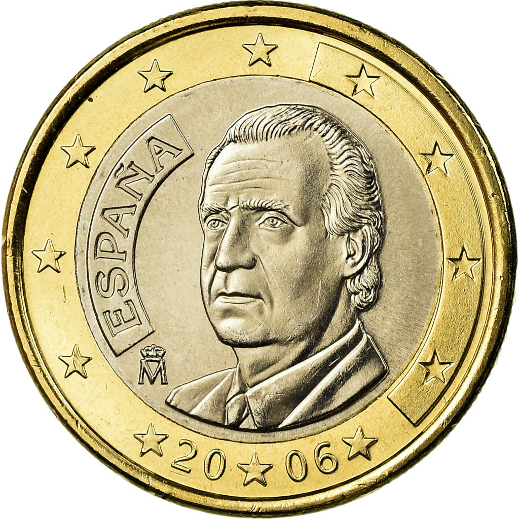 Spanje, Euro, 2006, UNC-, Bi-Metallic, KM:1046