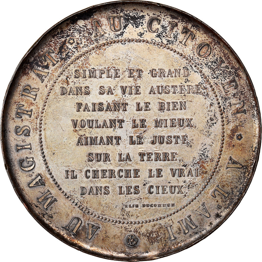 Schweiz, Medaille, Louis Ruchonnet, Conseiller Fédéral, Politics, Society