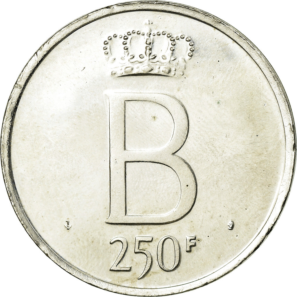 Moneda, Bélgica, 250 Francs, 250 Frank, 1976, Brussels, EBC, Plata, KM:157.1