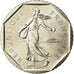 Moneda, Francia, Semeuse, 2 Francs, 1980, FDC, Níquel, KM:942.1, Gadoury:547