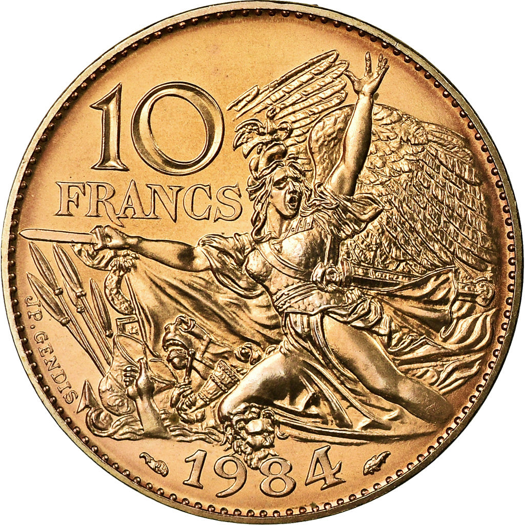 Monnaie, France, François Rude, 10 Francs, 1984, Paris, FDC, Nickel-Bronze