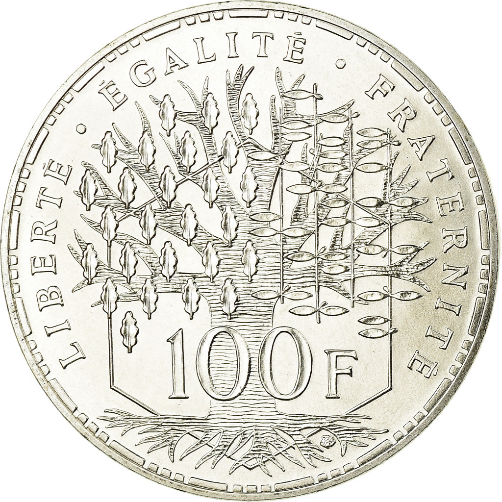Münze, Frankreich, Panthéon, 100 Francs, 1984, Paris, STGL, Silber, KM:951.1