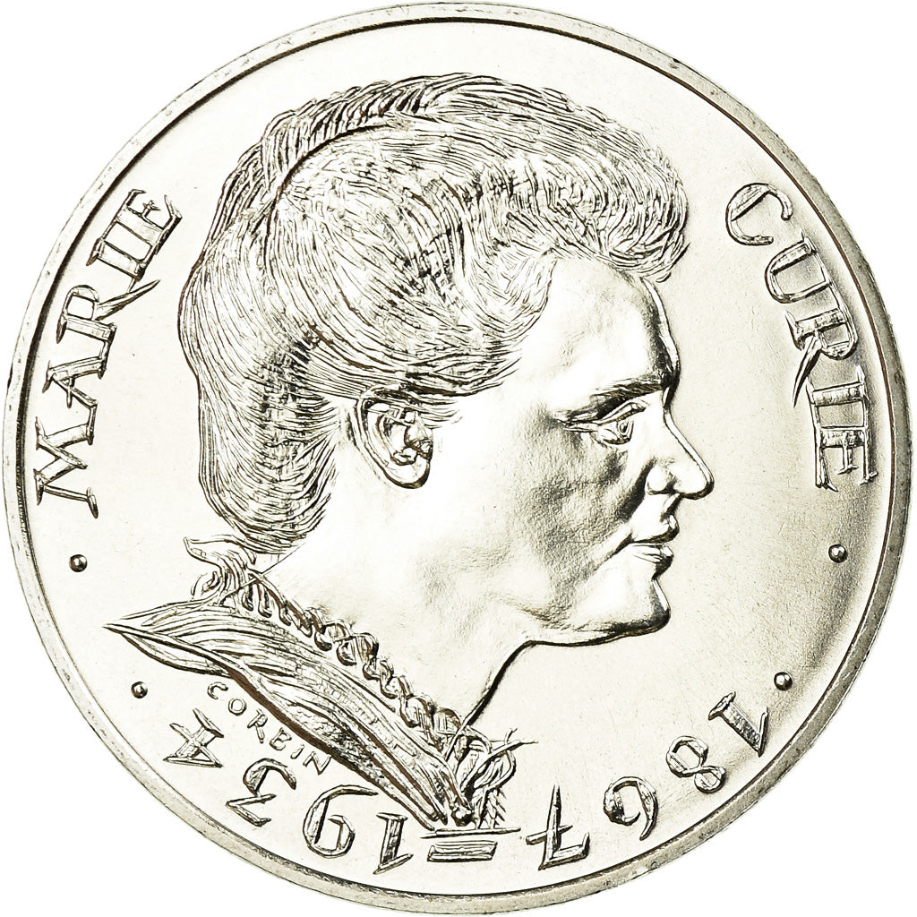 Münze, Frankreich, Marie Curie, 100 Francs, 1984, STGL, Silber, KM:955
