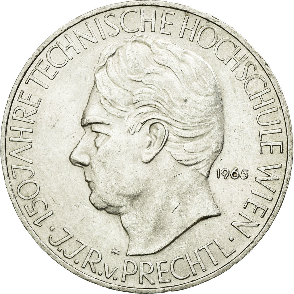 Coin, Austria, 25 Schilling, 1965, AU(55-58), Silver, KM:2897