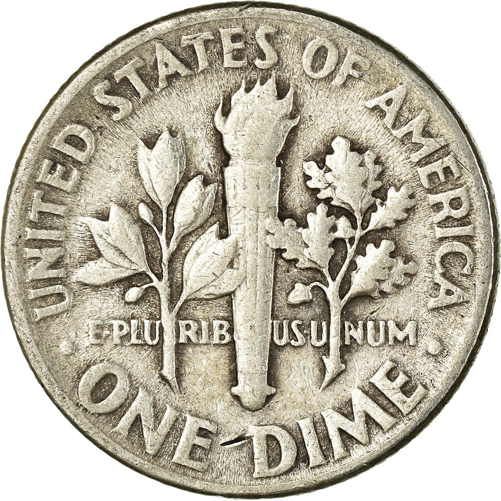 Coin, United States, Roosevelt Dime, Dime, 1952, U.S. Mint, Philadelphia