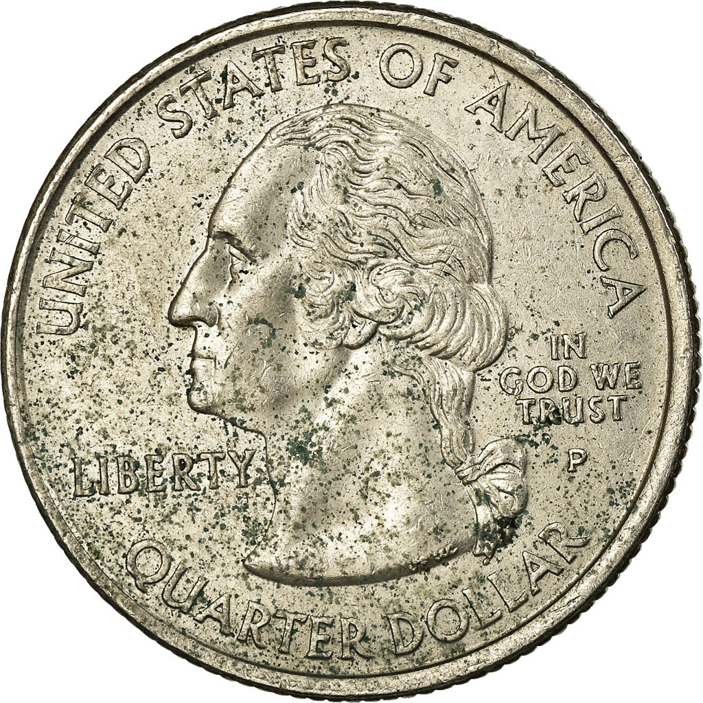Coin, United States, Kentucky, Quarter, 2001, U.S. Mint, Philadelphia