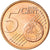 Austria, Cathédrale Vienne, 5 Euro Cent, 2009, Colorised, EBC, Cobre chapado en